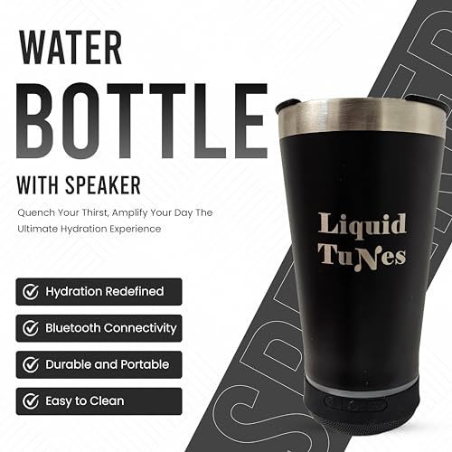 Bluetooth Speaker Tumbler with Stainless Steel Design