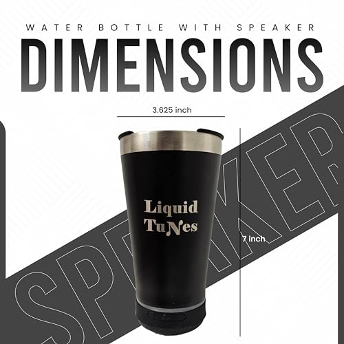 Bluetooth Speaker Tumbler with Stainless Steel Design