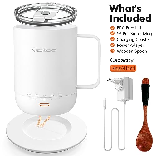 Smart Heated Coffee Mug with Temperature Control