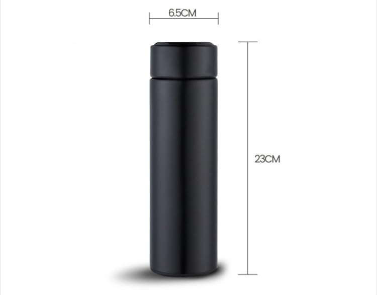 Smart Insulated Heated Coffee/Tea Thermos, Black