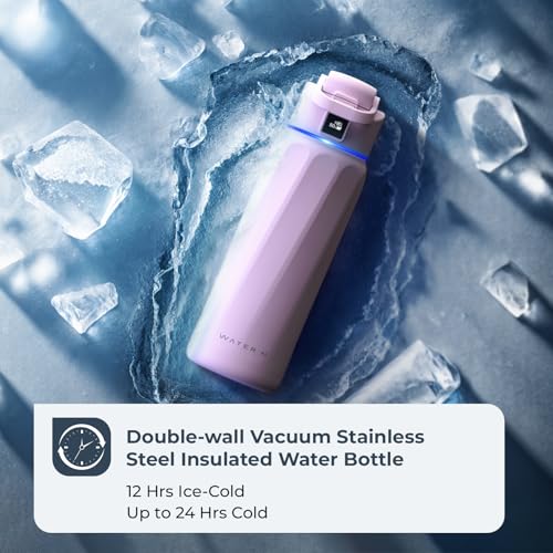 Smart Heated Water Bottle with Drink Reminder - Pink