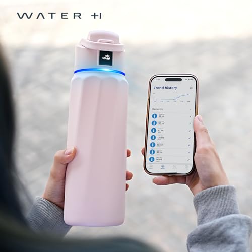 Smart Heated Water Bottle with Drink Reminder - Pink