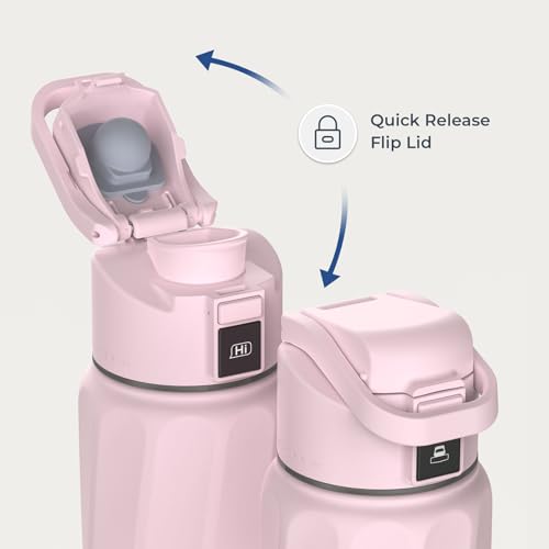 Smart Heated Water Bottle with Drink Reminder - Pink