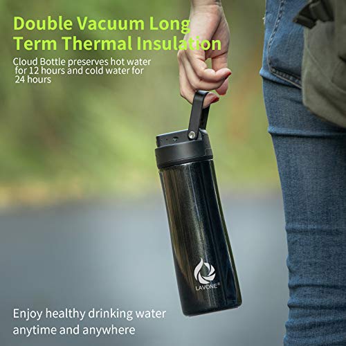 Self-Cleaning Insulated Smart Heated Cup - Black