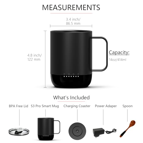 Smart Heated Mug with App-Controlled Temperature