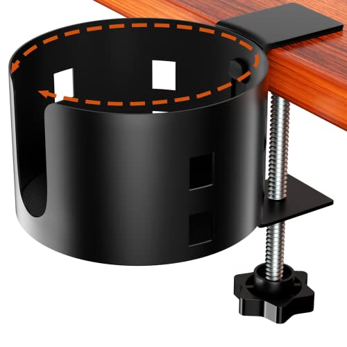 Adjustable Anti-Spill Desk Cup Holder Clamp