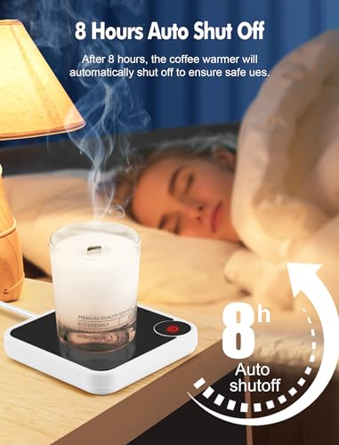 Smart Electric Coffee Mug Warmer with Auto Shut Off
