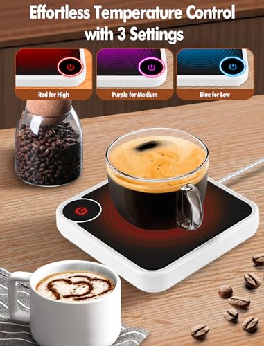 Smart Electric Coffee Mug Warmer with Auto Shut Off