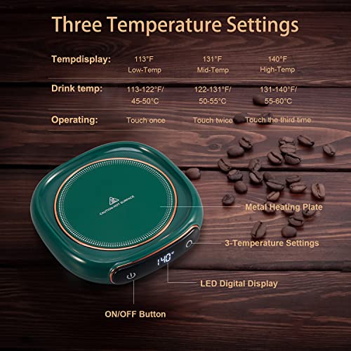 Cute Cat Mug Warmer Set with Temperature Control