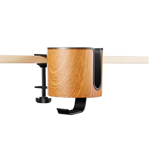 Cowinational Luxury Wooden 2-in-1 Heated Cup Holder
