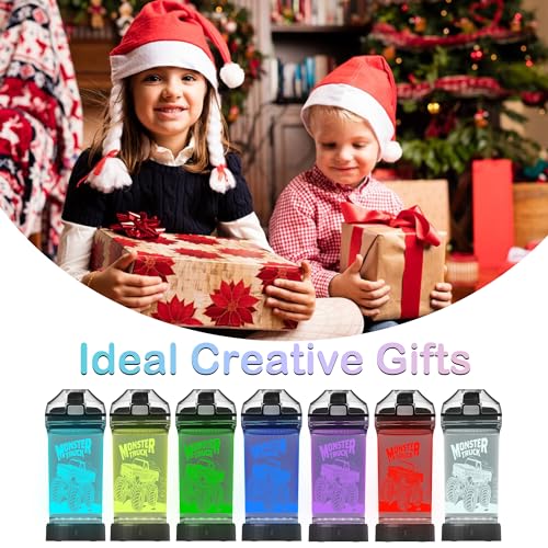Monster Truck LED Heated Kids Water Bottle