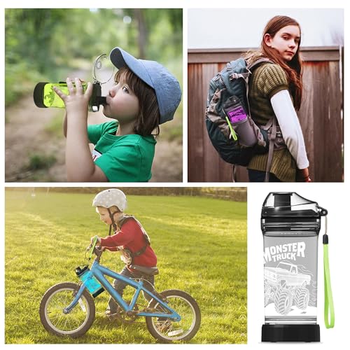 Monster Truck LED Heated Kids Water Bottle