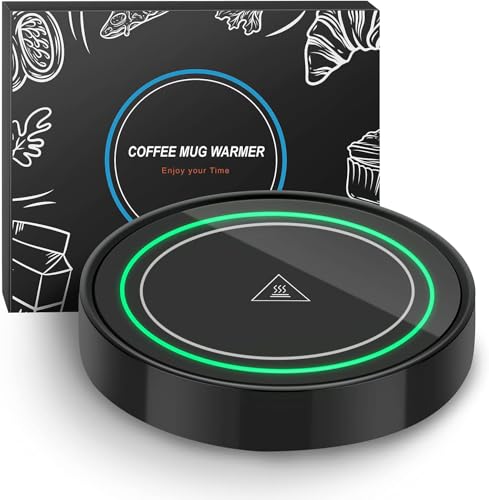 Smart Heated Coffee Mug Warmer with Gravity Switch