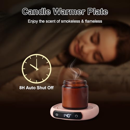 Smart Heated Cat Mug & Beverage Warmer Set