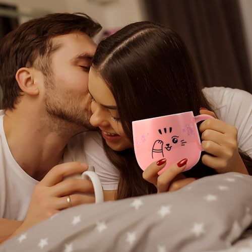 Smart Heated Cat Mug & Beverage Warmer Set