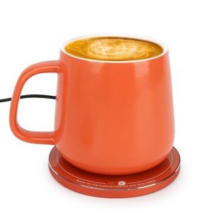 APEKX Self-Heating Ceramic Mug with Wireless Charging