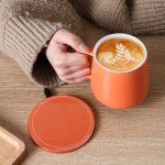 APEKX Self-Heating Ceramic Mug with Wireless Charging