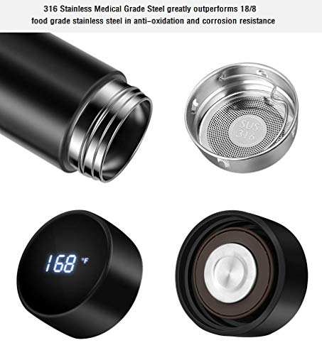 Smart Heated Insulated Coffee & Tea Bottle