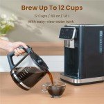 Gevi Touchscreen 12-Cup Programmable Coffee Maker