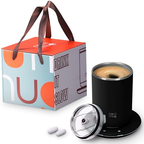 Smart Heated Self-Stirring Coffee Mug with Charger