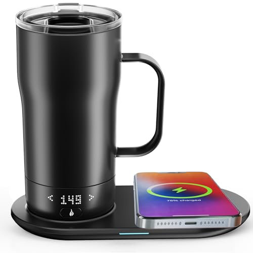 Smart Self-Heating Coffee Mug with Temperature Control