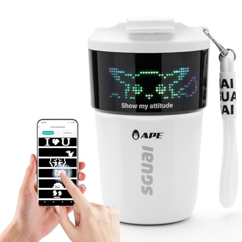 Smart Pixel Coffee Cup with LED Display