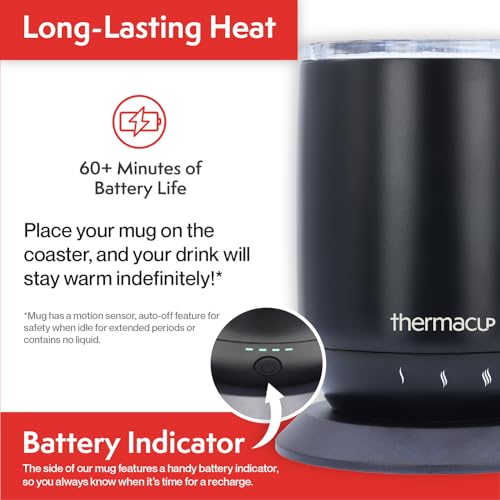 Smart Self-Heating Coffee Mug with Temperature Control
