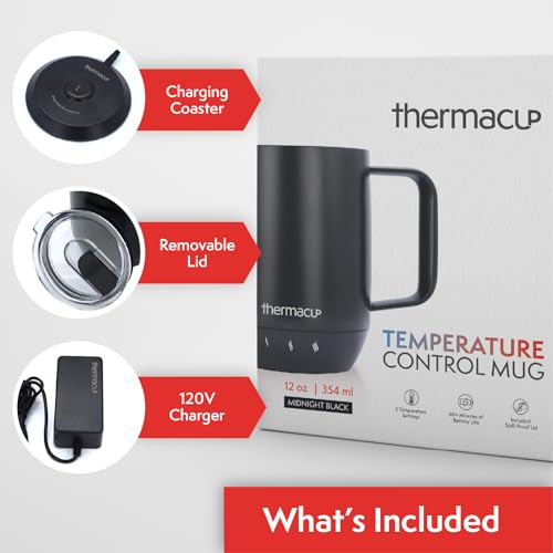 Smart Self-Heating Coffee Mug with Temperature Control