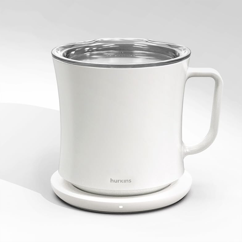 Hurkins Smug Wireless Heated Coffee Mug Set