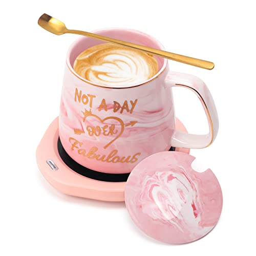 Smart Heated Coffee Mug & Warmer Set