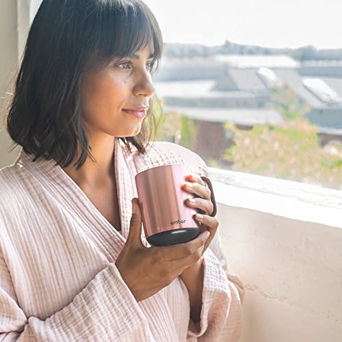 Ember Smart Mug 2, 10 Oz, Rose Gold