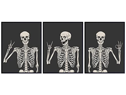 Halloween Skeleton Wall Art & Decor