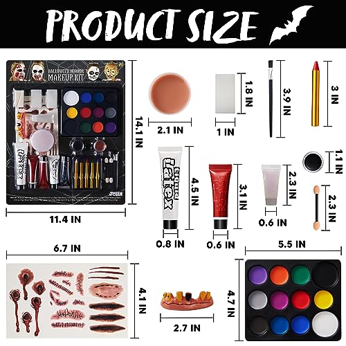36-Piece Halloween Makeup Party Pack