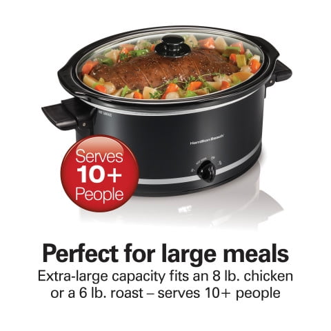 Hamilton Beach Extra-Large Slow Cooker, 8 Quarts