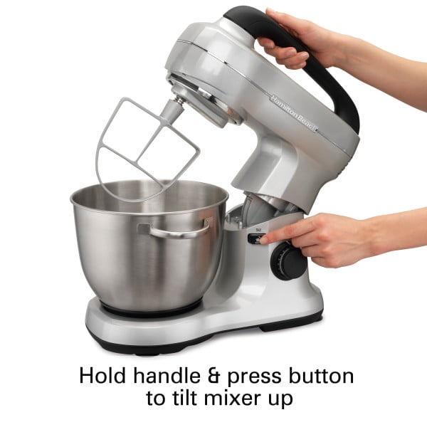 Hamilton Beach 7 Speed Stand Mixer, Silver (63392)