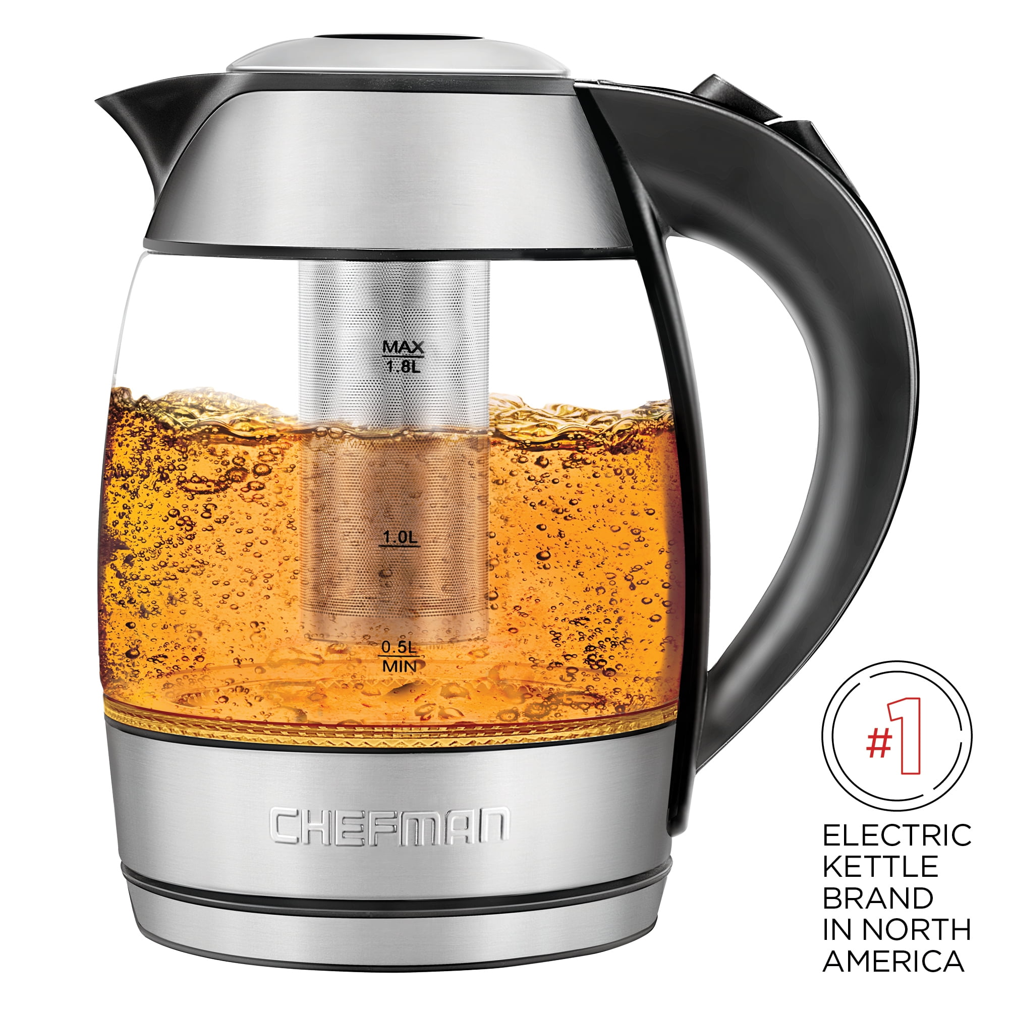 Electric Glass Kettle with Tea Infuser