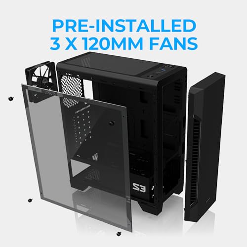 Zalman S3 Mid-Tower PC Case with Acrylic Panel