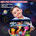 UNGLINGA 250+ Science Experiments Kits for Kids, Boys Girls Toys Birthday Gifts Ideas, Chemistry Set, STEM Activities Educational Project, Volcano Scientist Kit