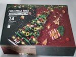 2024 Advent Calendar, Christmas Tree Building Block Set with LED String Lights, 24-Day Christmas Countdown Calendar, Christmas Home Decoration, Toy Gift Box for Boys and Girls, Educational Toy