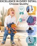 Naturally KIDS Dinosaur Backpack, Dinosaur Toys for Boys, Toddler Backpack, 3 Year Old Boy Gifts