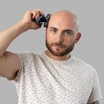 Remington RX7 Electric Head Shaver for Bald Men (Cordless, 60-Min Usage, USB, 5 Cutting Heads Skin Close Results (0.2mm), Turbo, Wet & Dry, Easy Clean, Waterproof, Pop-up Trimmer, Travel Pouch) XR1600