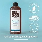 BULLDOG SKINCARE - Peppermint and Eucalyptus Shower Gel | Crisp and Invigorating Scent | 500 ml