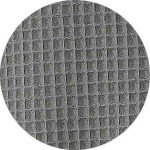 THE SAVILE ROW COMPANY LONDON Men's Lightweight Soft Cotton Waffle Kimono Bathrobe Dressing Gown - Charcoal Grey - X-Large