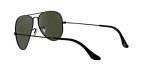 Ray-Ban mens Aviator Sunglasses, Black (Frame: Black L2823, Lenses: Gray Green), 58 mm UK