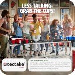 Lightweight Foldable Beer Pong Table with Accessories