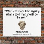 Inspirational Canvas Print - A Good Man Quote