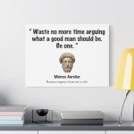 Inspirational Canvas Print - A Good Man Quote