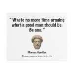 Inspirational Canvas Print - A Good Man Quote