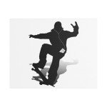 Skater Nose Grind Art Print for Home Decor