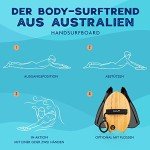 Handboard - Sturdy Hardwood Surfboard for All Ages